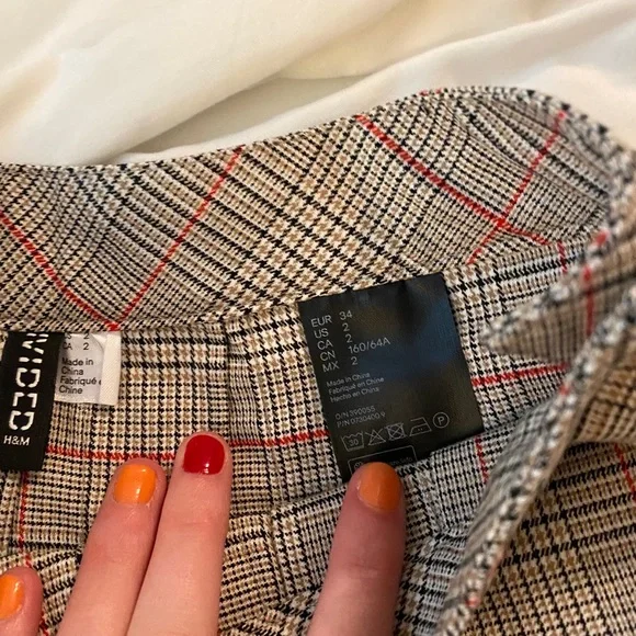 Plaid light academia skirt - Picture 3 of 3